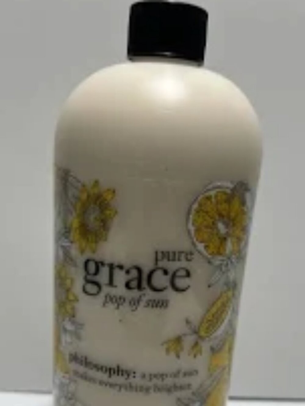 NIB Philosophy Pure Grace Pop of Sun Firming Body Emulsion 32 oz Jumbo